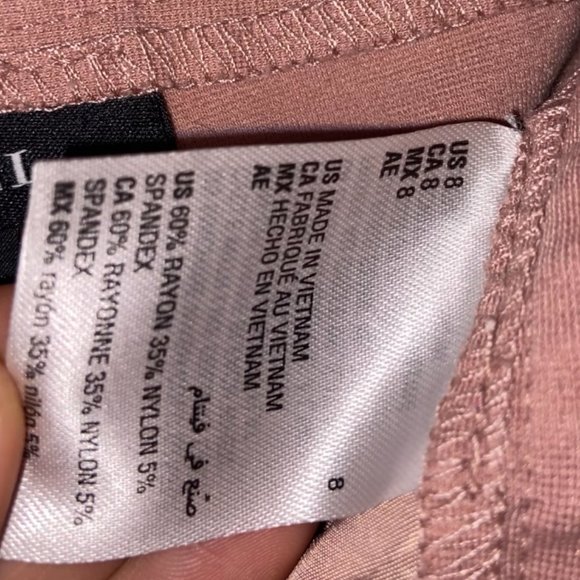 Alfani Pink Trousers/Suit Pants, Size 8 - Picture 5 of 5